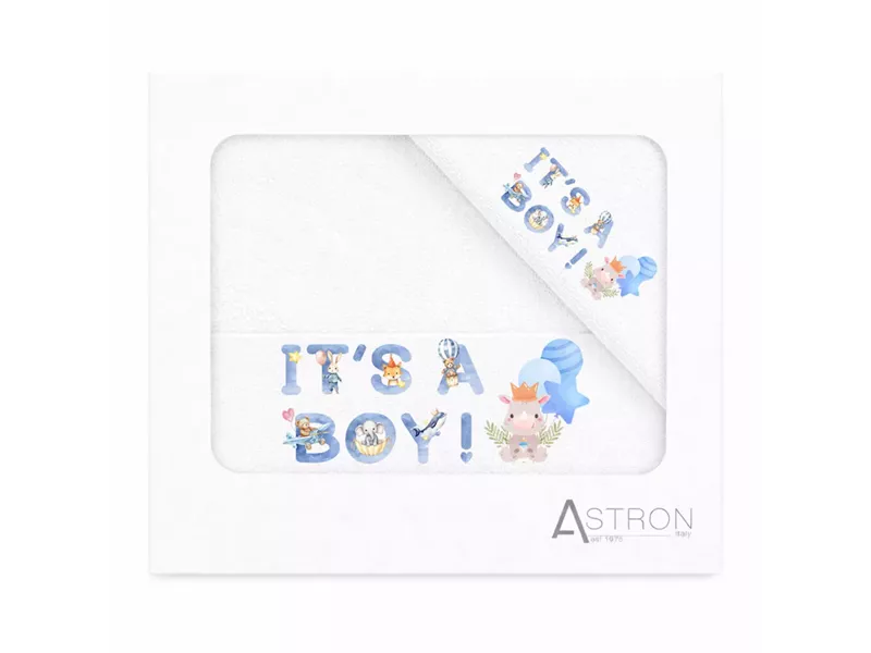 Παιδικές Πετσέτες (σετ 2 τεμ) Its a Boy