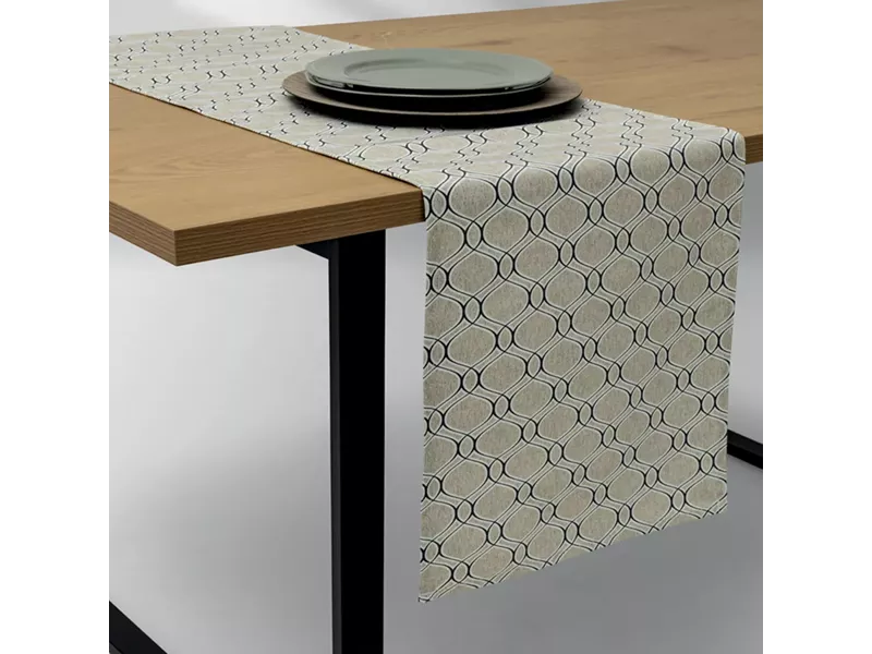 LINO Τραβέρσα Ambient 40x160 Εκρού-Μαύρο