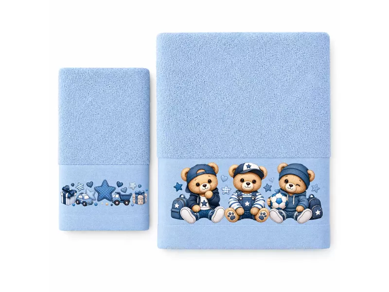 Παιδικές Πετσέτες (σετ 2 τεμ) Baby Bear Boy