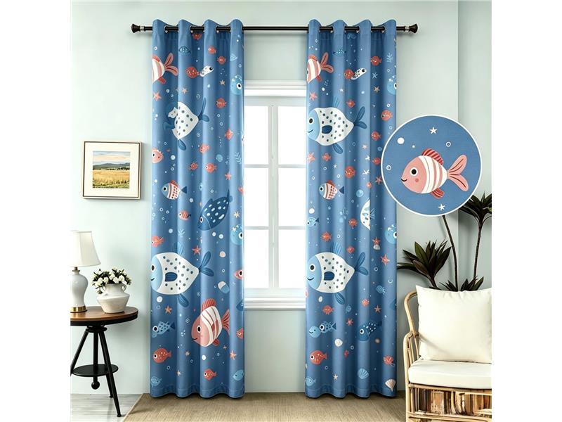 Παιδική Κουρτίνα με Τρούκς (270x260) Mcdecor Ocean - MCDECOR