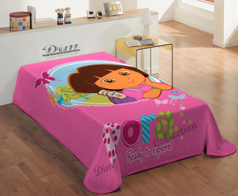 Κουβέρτα Βελουτέ Disney Dora DimCol