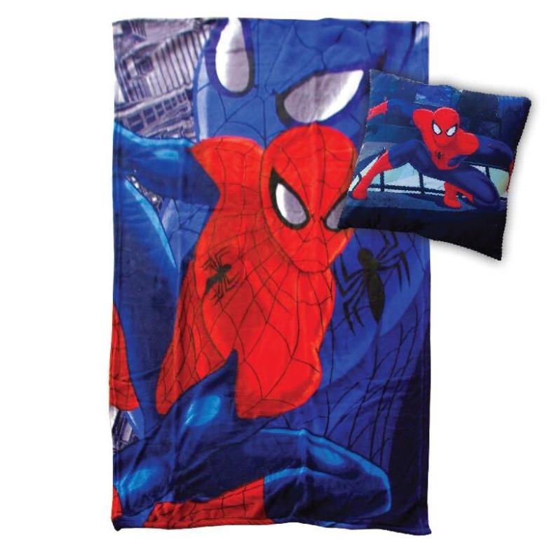 Σετ Κουβέρτα Fleece & Μαξιλάρι Disney Spiderman
