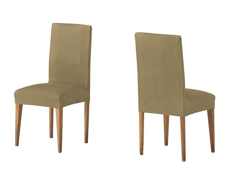 Ζεύγος Ελαστικό κάλυμμα καρέκλας με πλάτη Tunez Linen