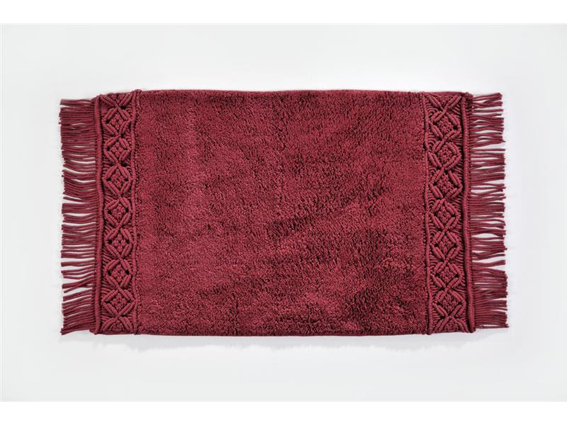 Πατάκι Μπάνιου Down Town Macrame Red