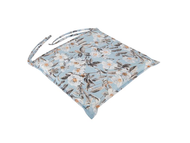 Μαξιλάρι καρέκλας με φερμουάρ Be Comfy L.Blue  25