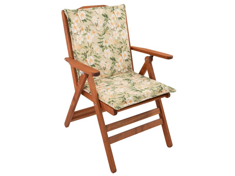 Μαξιλάρι καρέκλας Be Comfy με χαμηλή πλάτη Blossom Olive