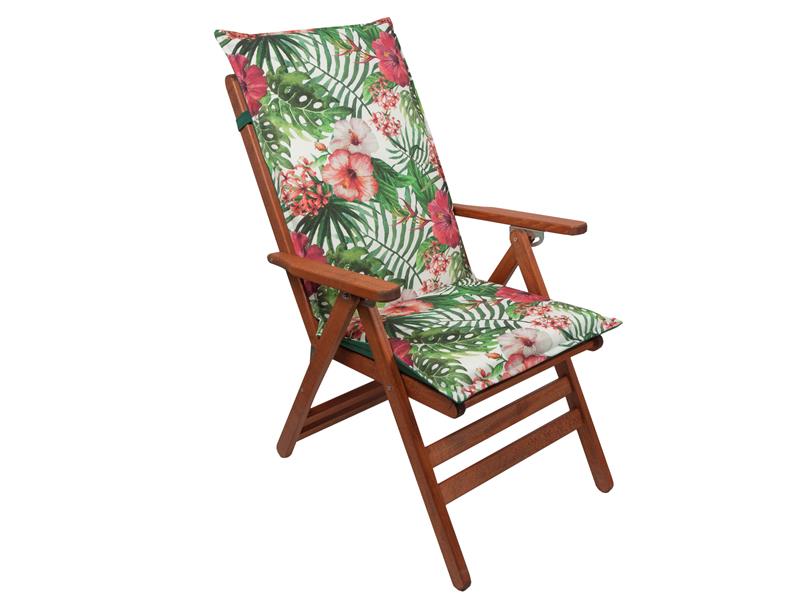 Μαξιλάρι καρέκλας Be Comfy διπλής όψεως με ψηλή πλάτη Flowers 404