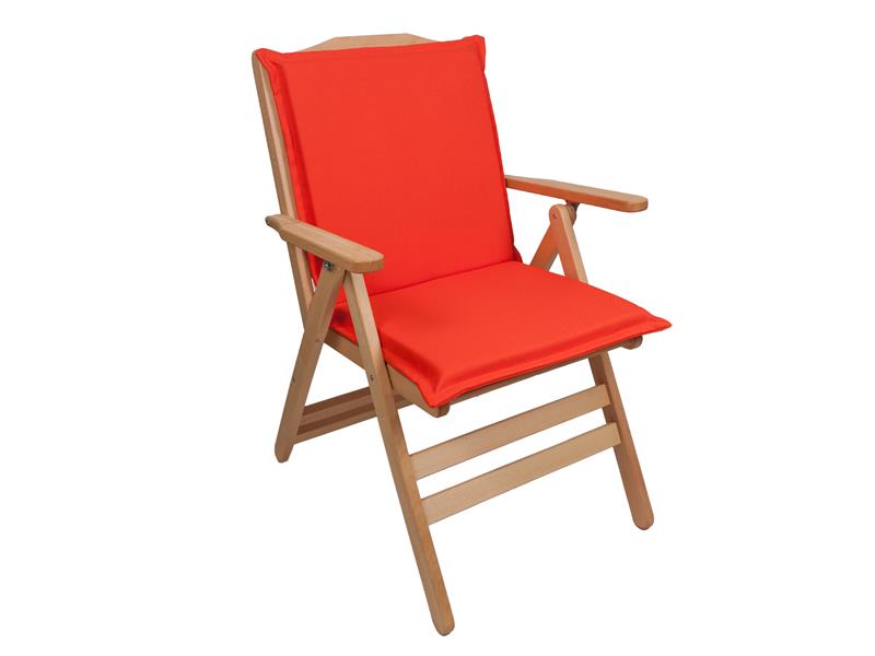 Μαξιλάρι καρέκλας Be Comfy με χαμηλή πλάτη Orange 204
