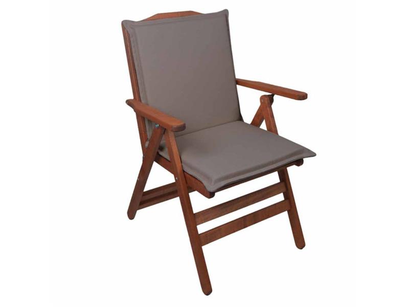 Μαξιλάρι καρέκλας Be Comfy με χαμηλή πλάτη Grey 209