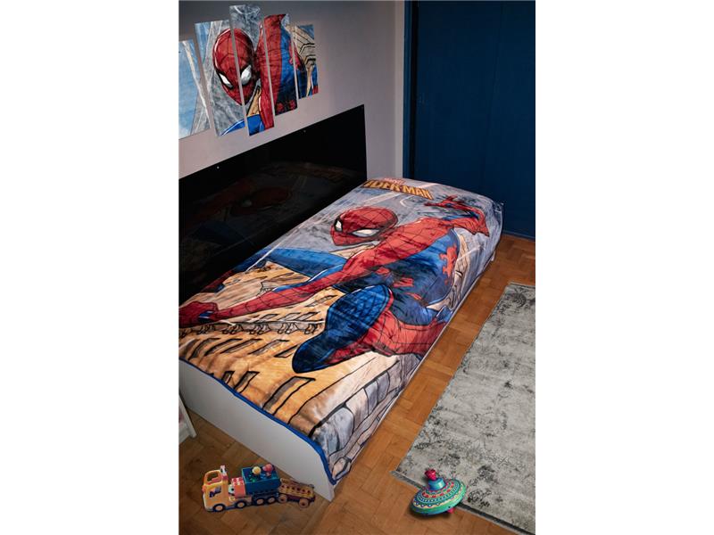 Κουβέρτα Βελουτέ Disney Spiderman 511 DimCol 