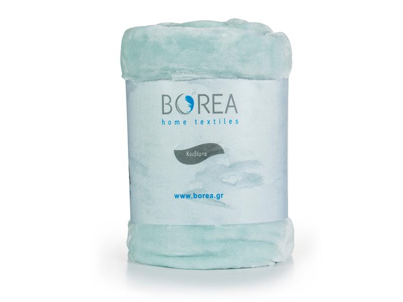 Κουβέρτα Βελουτέ Borea K4 Φυστικί