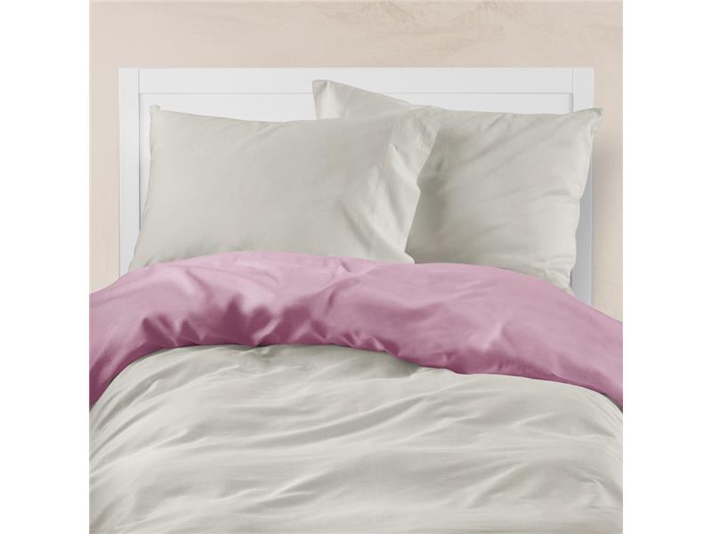 Παπλωματοθήκη Borea Solid Line Σάπιο Μήλο-Γκρι