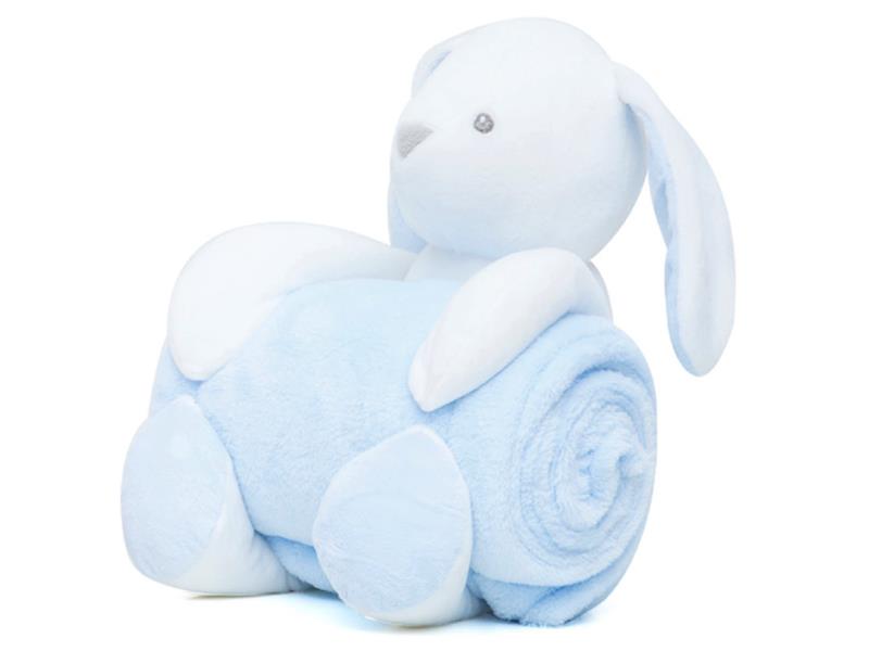 Κουβέρτα bebe Borea Bunny Γαλάζιο