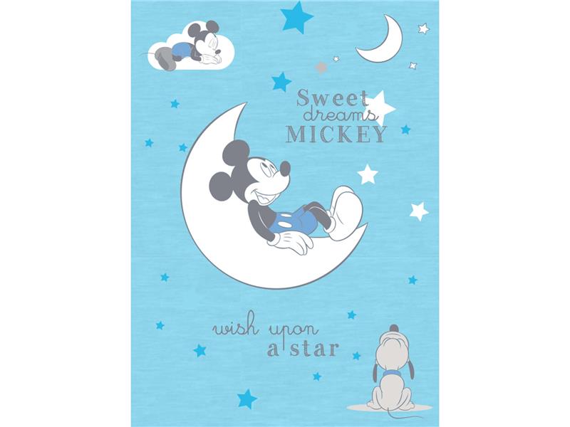 Κουβέρτα βελουτέ Disney Borea Mickey