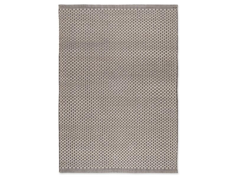 Μάλλινο κιλίμι Tapicap Box Grey-White 