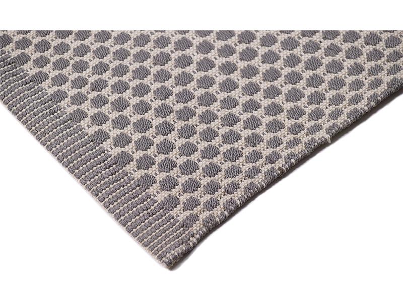 Μάλλινο κιλίμι Tapicap Box Grey-White 