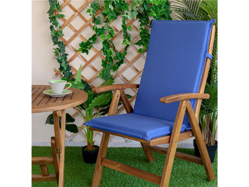Μαξιλάρι καρέκλας Be Comfy με ψηλή πλάτη Navy Blue 1302