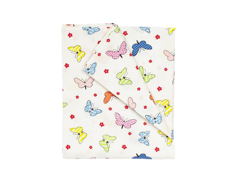 ΣΕΝΤΟΝΑΚΙ ΛΙΚΝΟΥ ΒΡΕΦ Cotton 100% 80Χ110 Butterfly 49 Rotary Print