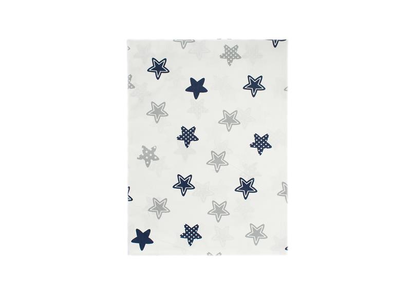 ΣΕΝΤΟΝΑΚΙ ΛΙΚΝΟΥ ΒΡΕΦ Cotton 100% 80Χ110 Star 102 Blue