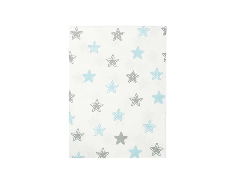 ΣΕΝΤΟΝΑΚΙ ΛΙΚΝΟΥ ΒΡΕΦ Cotton 100% 80Χ110 Star 104 Sky blue