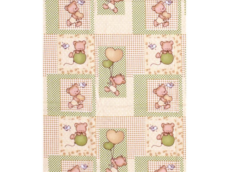 ΣΕΝΤΟΝΑΚΙ ΛΙΚΝΟΥ ΒΡΕΦ Flannel Cotton 100% 80Χ110 Baloon 76 Beige