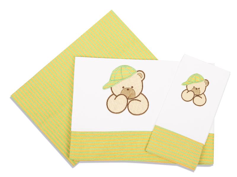 ΣΕΝΤΟΝΙΑ ΣΕΤ 3 τεμ ΒΡΕΦ Cotton 100% 120Χ170 ΑΡΚΟΥΔΟΣ 100 ΛΑΧ/ΠΟΡΤ/ΛΕΥΚΟ