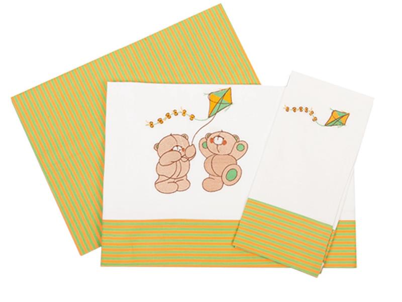 ΣΕΝΤΟΝΙΑ ΣΕΤ 3 τεμ ΒΡΕΦ Cotton 100% 120Χ170 ΧΑΡΤΑΕΤΟΣ 91 ΛΑΧ/ΠΟΡΤ/ΛΕΥΚΟ