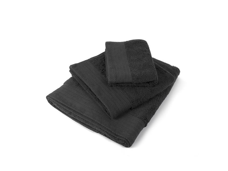 ΠΕΤΣΕΤΑ ΣΕΤ 3 τεμ ΕΝΗΛ Cotton 100% 40Χ60,50Χ100,80Χ150 ΠΕΝΙΕ 500 gsm  ΜΑΥΡΟ