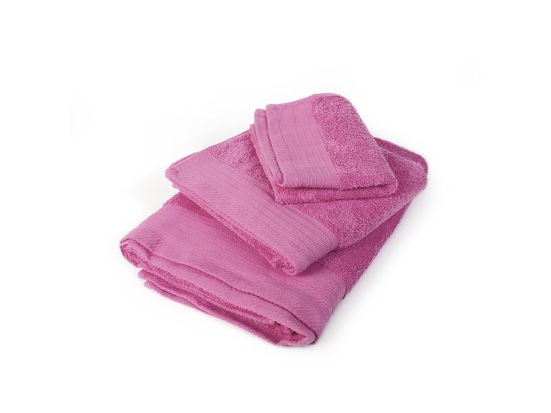 ΠΕΤΣΕΤΑ ΣΕΤ 3 τεμ ΕΝΗΛ Cotton 100% 40Χ60,50Χ100,80Χ150 ΠΕΝΙΕ 500 gsm  ΡΟΖ