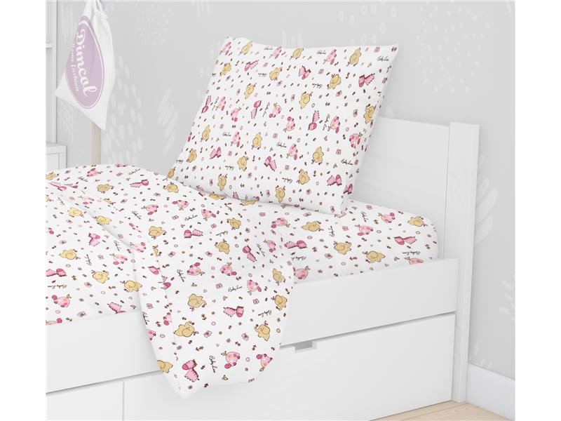 ΜΑΞΙΛΑΡΟΘΗΚΗ ΕΜΠΡΙΜΕ ΠΑΙΔ Cotton 100% 50Χ70 Elephant 172 Pink