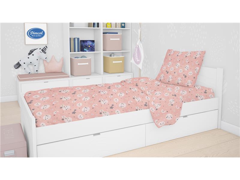 ΠΑΠΛΩΜΑΤΟΘΗΚΗ ΕΜΠΡΙΜΕ ΠΑΙΔ Cotton 100% 160Χ240 Smile 82 Coral