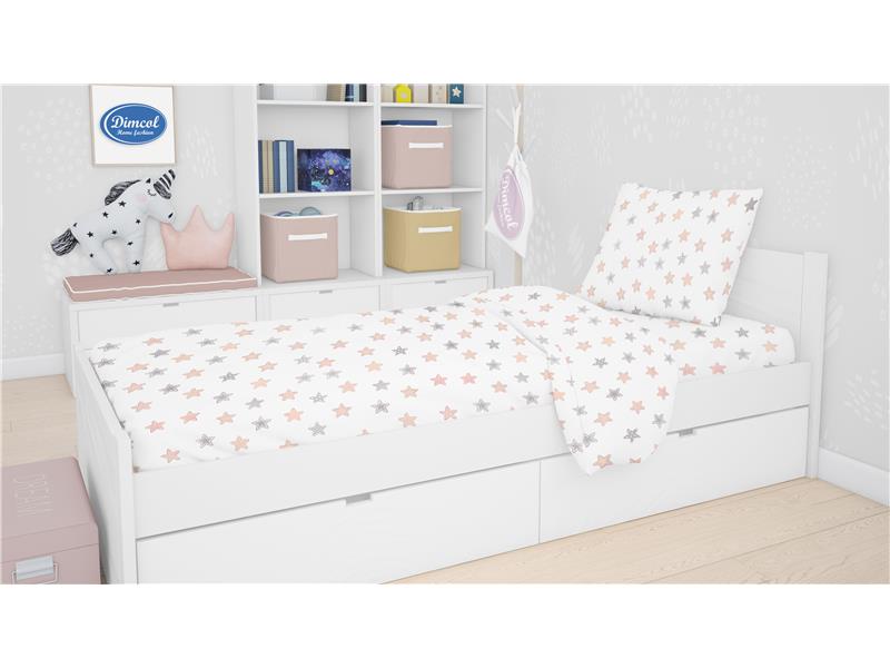 ΣΕΝΤΟΝΙΑ ΕΜΠΡΙΜΕ ΣΕΤ 3 τεμ ΠΑΙΔ Cotton 100% 160Χ240 Star 103 Grey