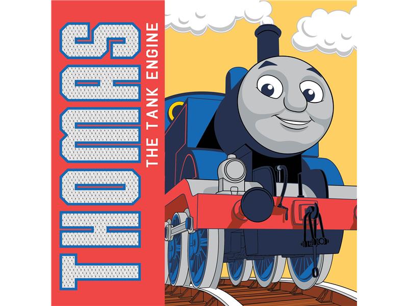 ΛΑΒΕΤΕΣ DISNEY ΠΑΙΔ Cotton 100% 30Χ30 THOMAS 24 Digital Print