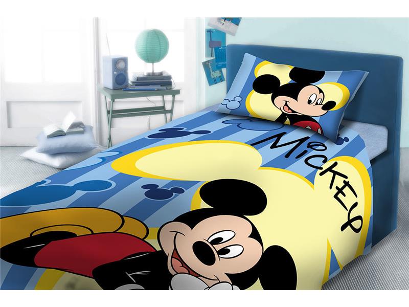 ΣΕΝΤΟΝΙΑ ΣΕΤ 2 τεμ ΠΑΙΔ Cotton 100% 160Χ240 MICKEY 962 Digital Print 