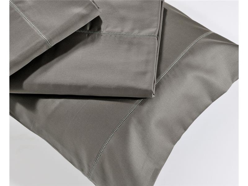 Σετ Σεντόνια Down Town Solid Colours S250/6 Ανθρακί Βαμβακοσατέν