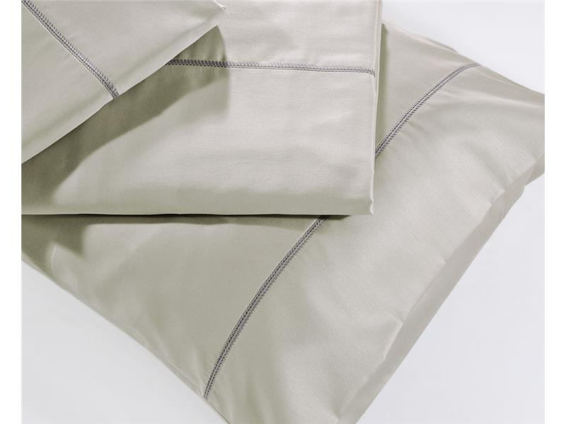 Μαξιλαροθήκες Φάσα Down Town Solid Colours S250/5 Light Grey Βαμβακοσατέν