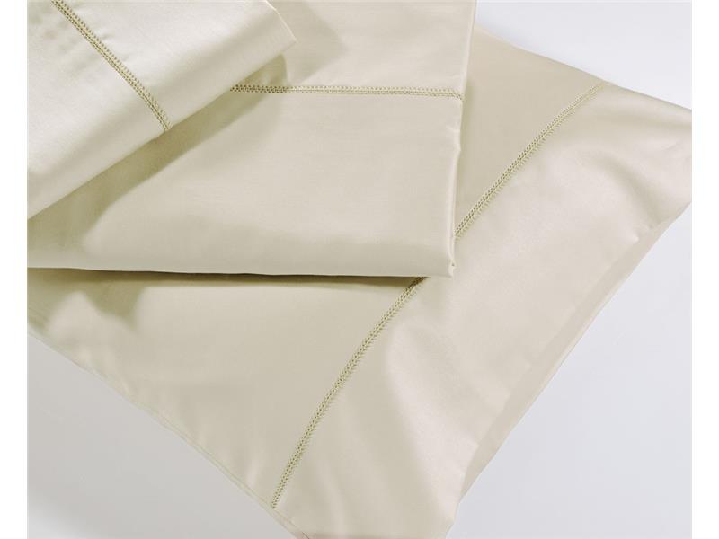 Μαξιλαροθήκες Oxford Down Town Solid Colours S250/2 Ecru Βαμβακοσατέν