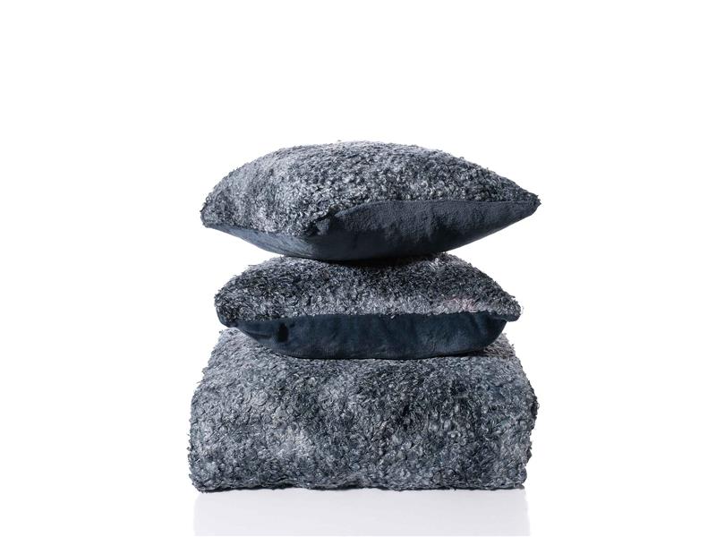 ΡΙΧΤΑΡΙΑ astrakan (180cm x 250cm) γκρί