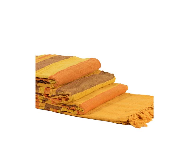 ΡΙΧΤΑΡΙΑ kerala (150cm x 180cm/170cm x 230cm/170cm x 270cm) κίτρινο/πορτοκαλί