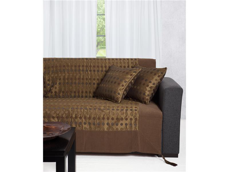 ΡΙΧΤΑΡΙΑ 602 πουά (150cm x 180cm) λαδί