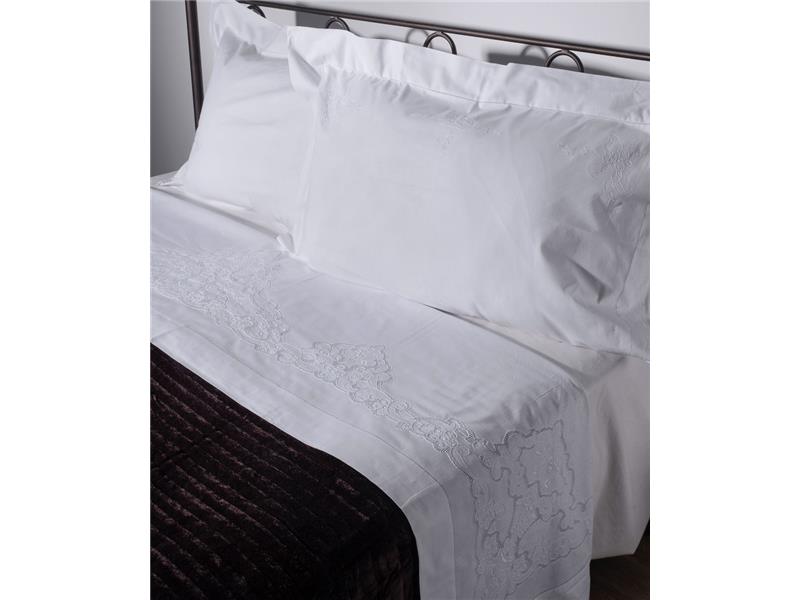 ΧΕΙΡΟΠΟΙΗΤΟ ΣΕΝΤΟΝΙ 3772 ΤΡΙΩΝ ΤΕΜΑΧΙΩΝ (225CM X 270CM) ΛΕΥΚΟ