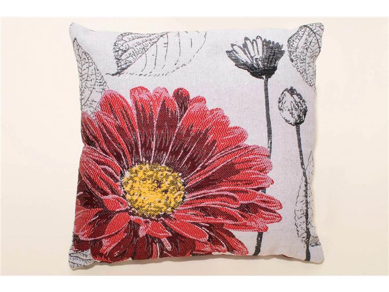 ΜΑΞΙΛΑΡΟΘΗΚΗ (45cm x 45cm) FLOWER RED