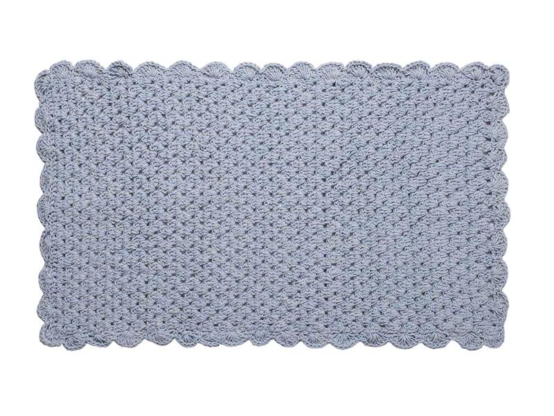 ΠΑΤΑΚΙΑ πλεκτό (60cm x 100cm) σιέλ