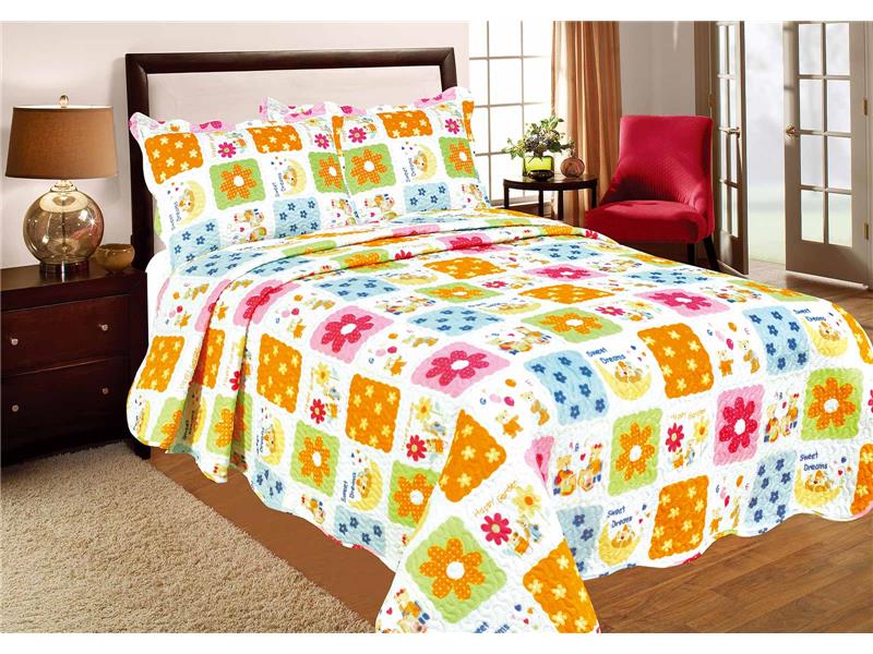 ΚΟΥΒΕΡΛΙ σετ (130cm x 180cm + 1 x 35cm x 45cm) kids2a