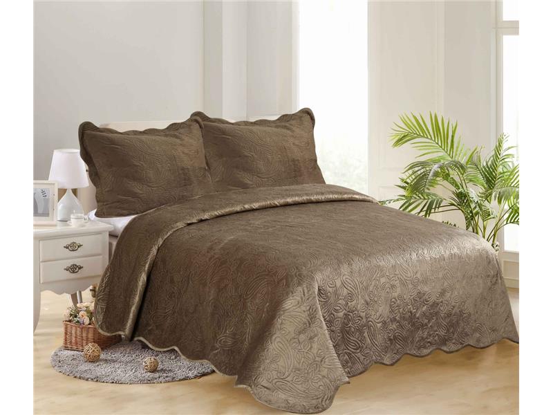 ΚΟΥΒΕΡΛΙ SUPERSOFT ΛΑΧΟΥΡΙ (220cm x 240cm + 2 x 50cm x 70cm ) smoke