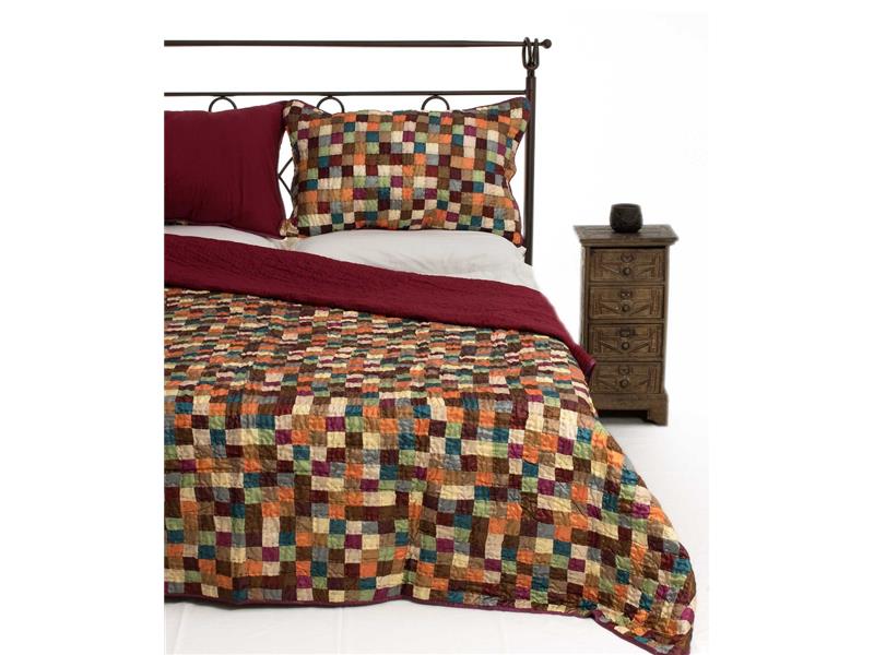 ΚΟΥΒΕΡΛΙ σετ (220cm x 240cm + 2 x 50cm x 70cm) ΣΚΑΚΙ