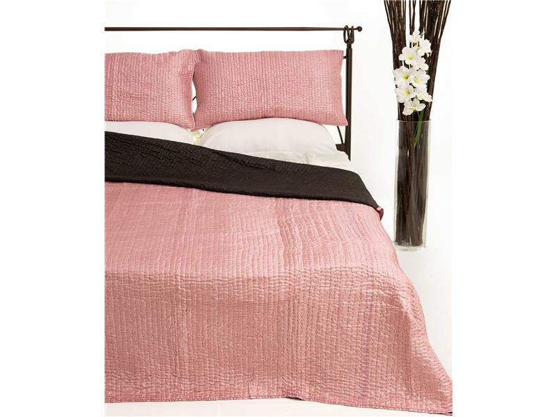 ΚΟΥΒΕΡΛΙ σετ (220cm x 240cm + 2 x 50cm x 70cm) 6330 ρόζ
