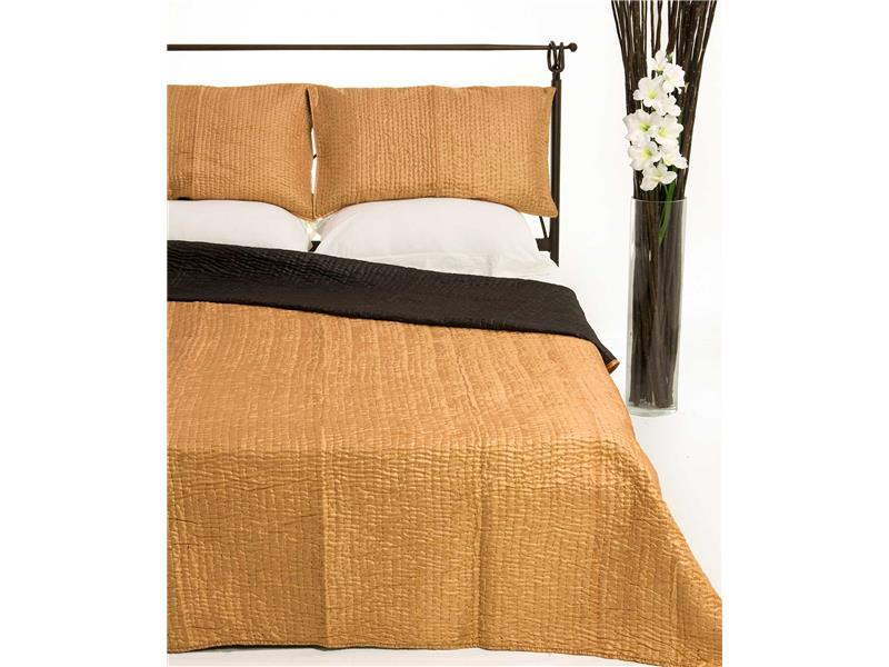ΚΟΥΒΕΡΛΙ σετ (160cm x 220cm + 1 x 50cm x 70cm) 6330 χρυσό
