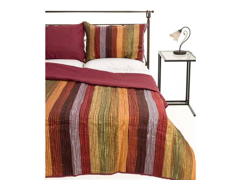 ΚΟΥΒΕΡΛΙ σετ (160cm x 220cm + 1 x 50cm x 70cm) 6329 μπορντώ