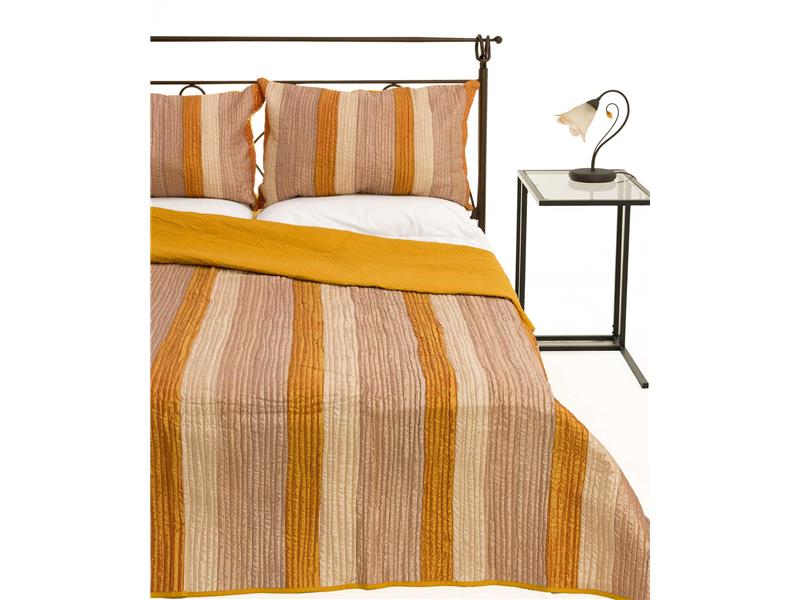 ΚΟΥΒΕΡΛΙ σετ (160cm x 220cm + 1 x 50cm x 70cm) 6329 χρυσό